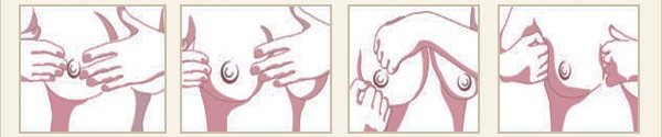 Техника коррекционного массажа женской груди, положение рук